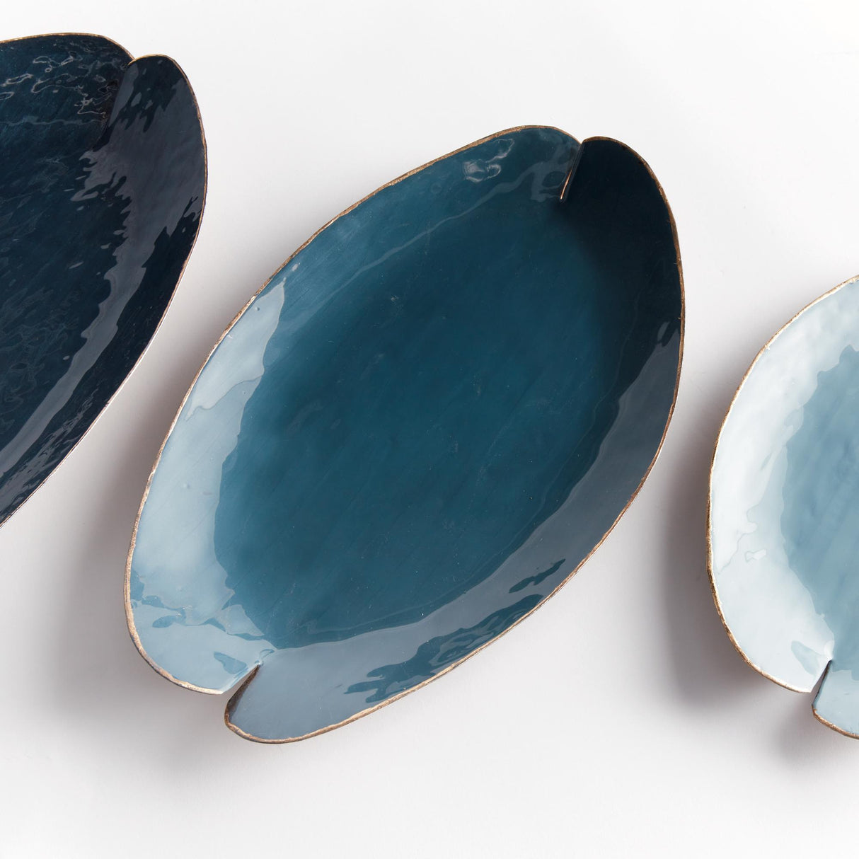 Napa Assorted Blues CAMDEN DECORATIVE TRAYS, SET OF 3