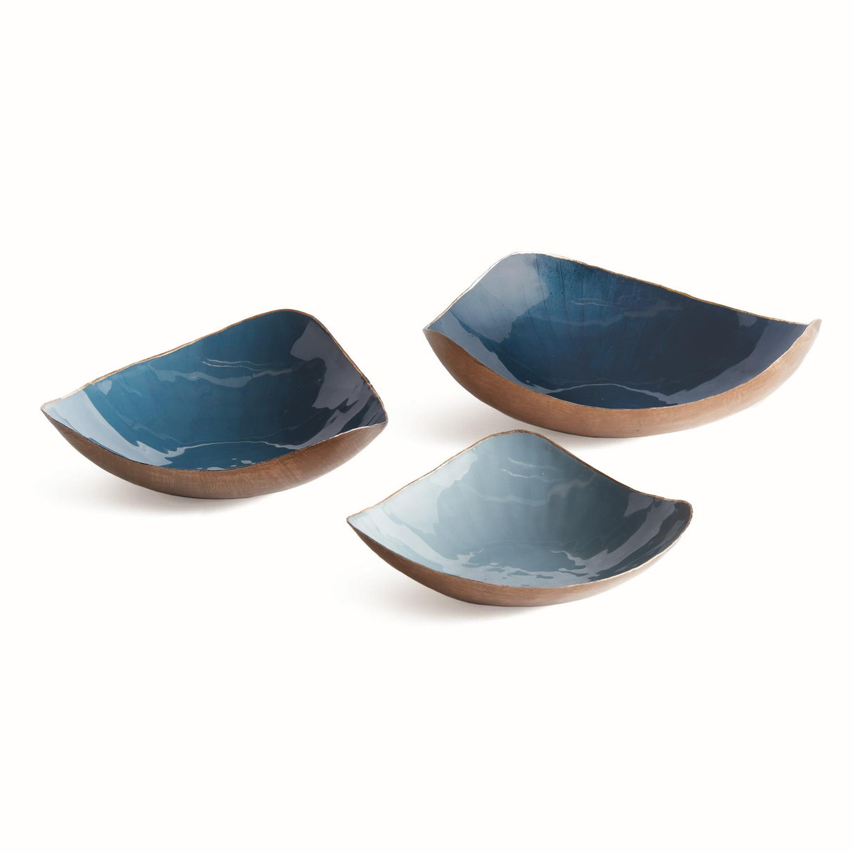 Napa Assorted Blues CAMRYN DECORATIVE BOWLS, SET OF 3