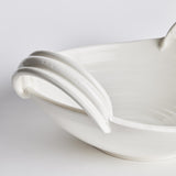 Napa White MODENA DECORATIVE LOW BOWL