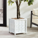Napa White TRAFORO PLANTER