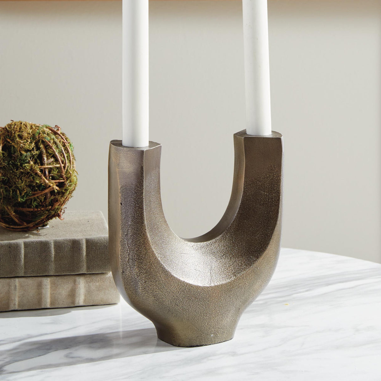 Napa Antique Gold ZOEY 2-TAPER CANDELABRA