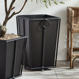 Napa Black CALLAHAN TAPERED PLANTER LARGE