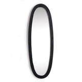 Napa Black LAMELLE OVAL MIRROR