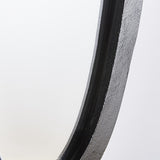 Napa Black LAMELLE OVAL MIRROR