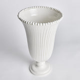 Napa White PERLA TALL VASE