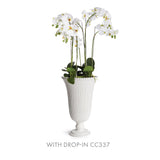 Napa White PERLA TALL VASE