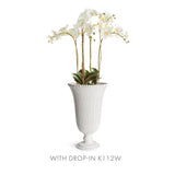 Napa White PERLA TALL VASE