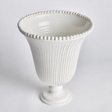 Napa White PERLA WIDE VASE