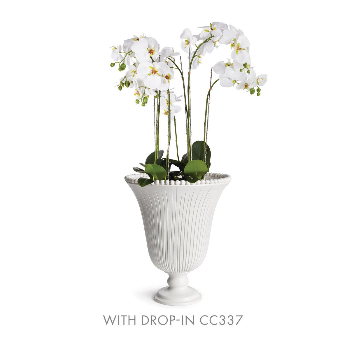 Napa White PERLA WIDE VASE