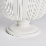 Napa White PERLA DECORATIVE FOOTED BOWL