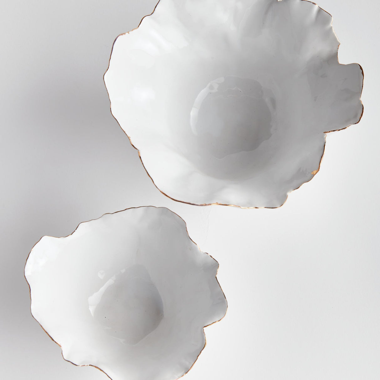 Napa White MARIBELLA DECORATIVE BOWLS, SET OF 2