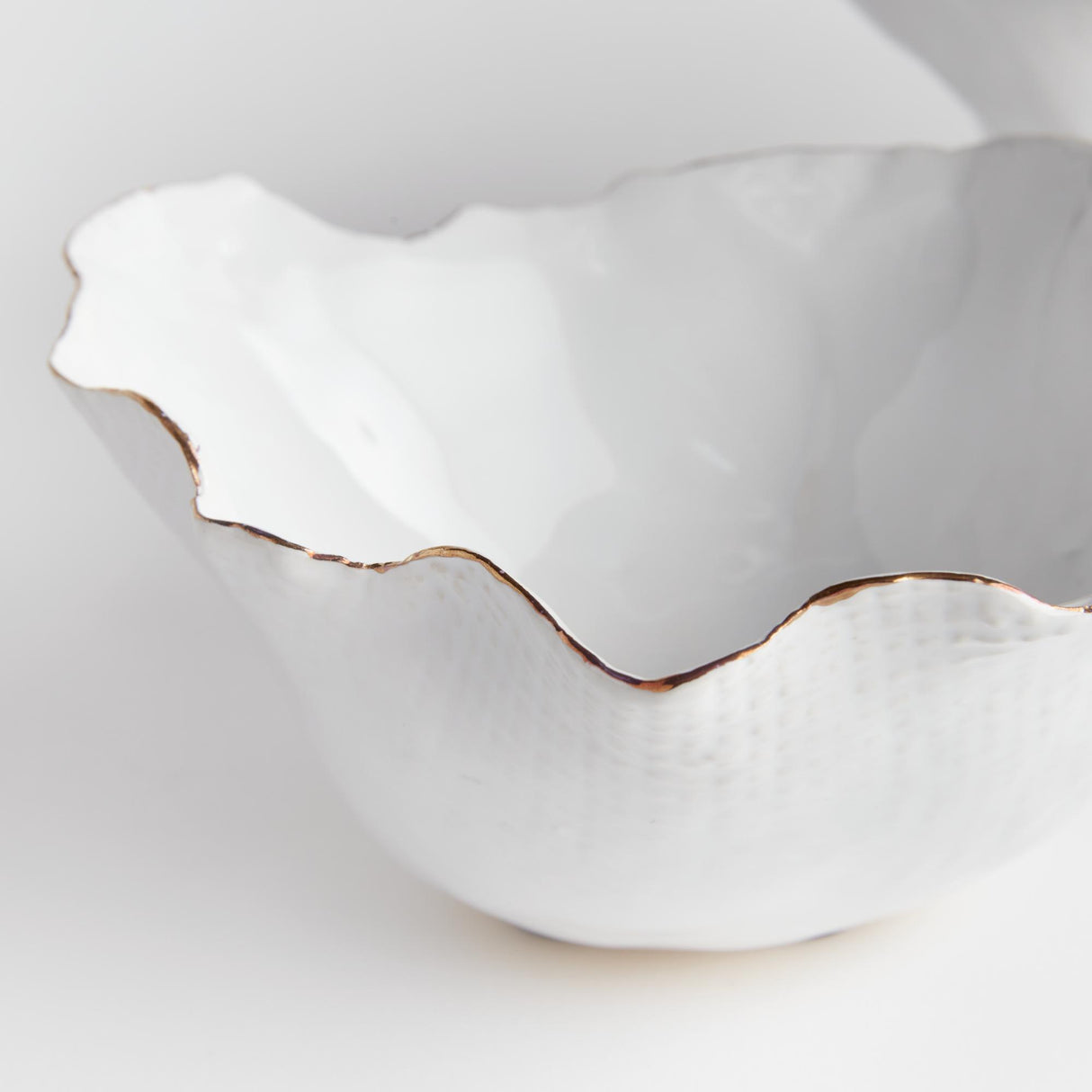 Napa White MARIBELLA DECORATIVE BOWLS, SET OF 2