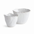 Napa White MARIBELLA CACHEPOTS, SET OF 2