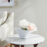 Napa White MADARA OVAL VASE SMALL