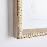 Napa Rattan wrapped frame BOTANICAL STUDY IN SEPIA, SET OF 9