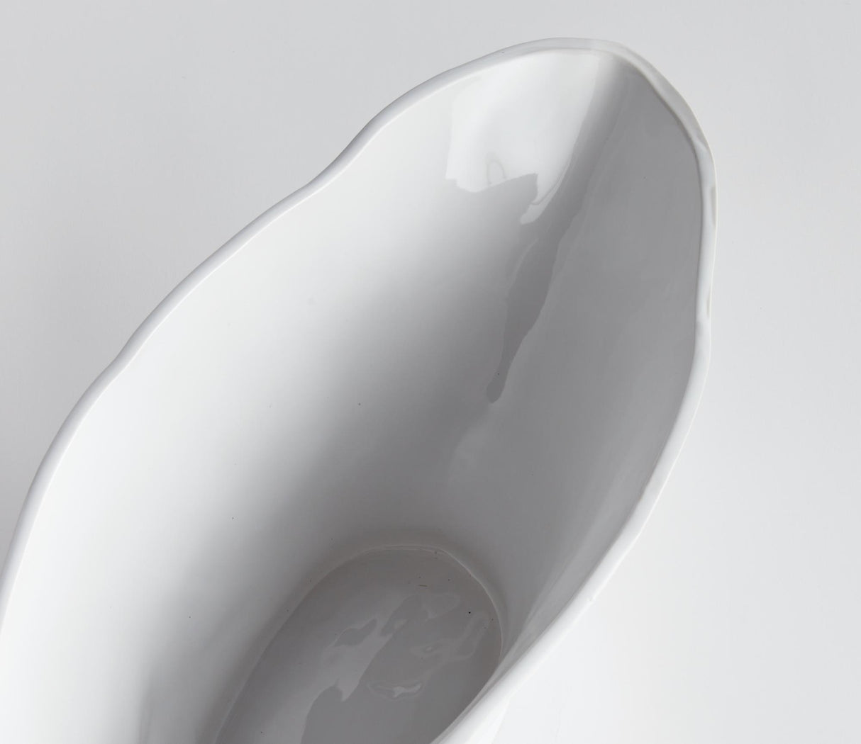 Napa White MADARA OVAL VASE LARGE
