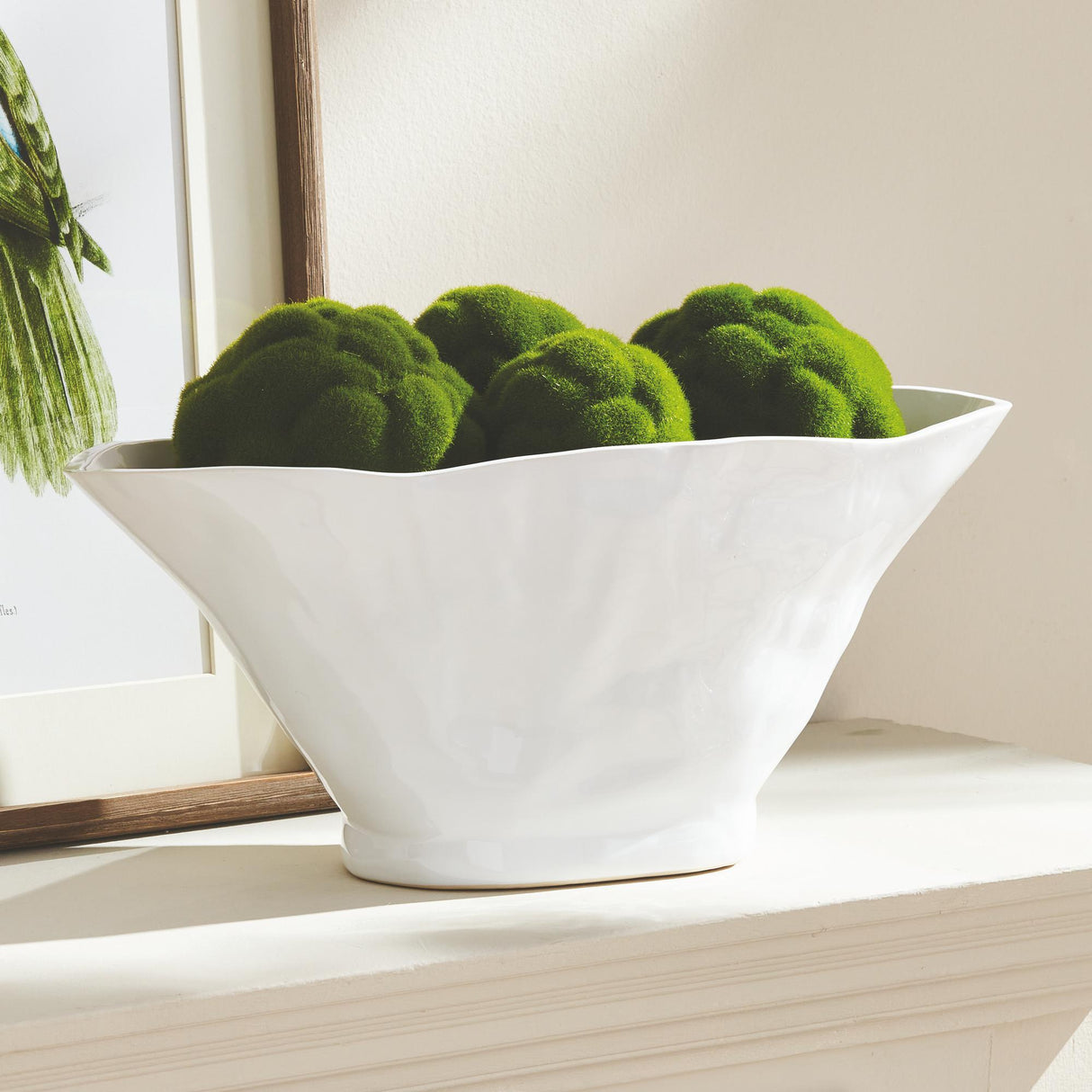 Napa White MADARA OVAL VASE LARGE
