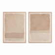Napa Hangs vertical or horizontal COMPOSITION IN TAUPE GICLEES, SET OF 2