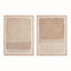 Napa Hangs vertical or horizontal COMPOSITION IN TAUPE GICLEES, SET OF 2