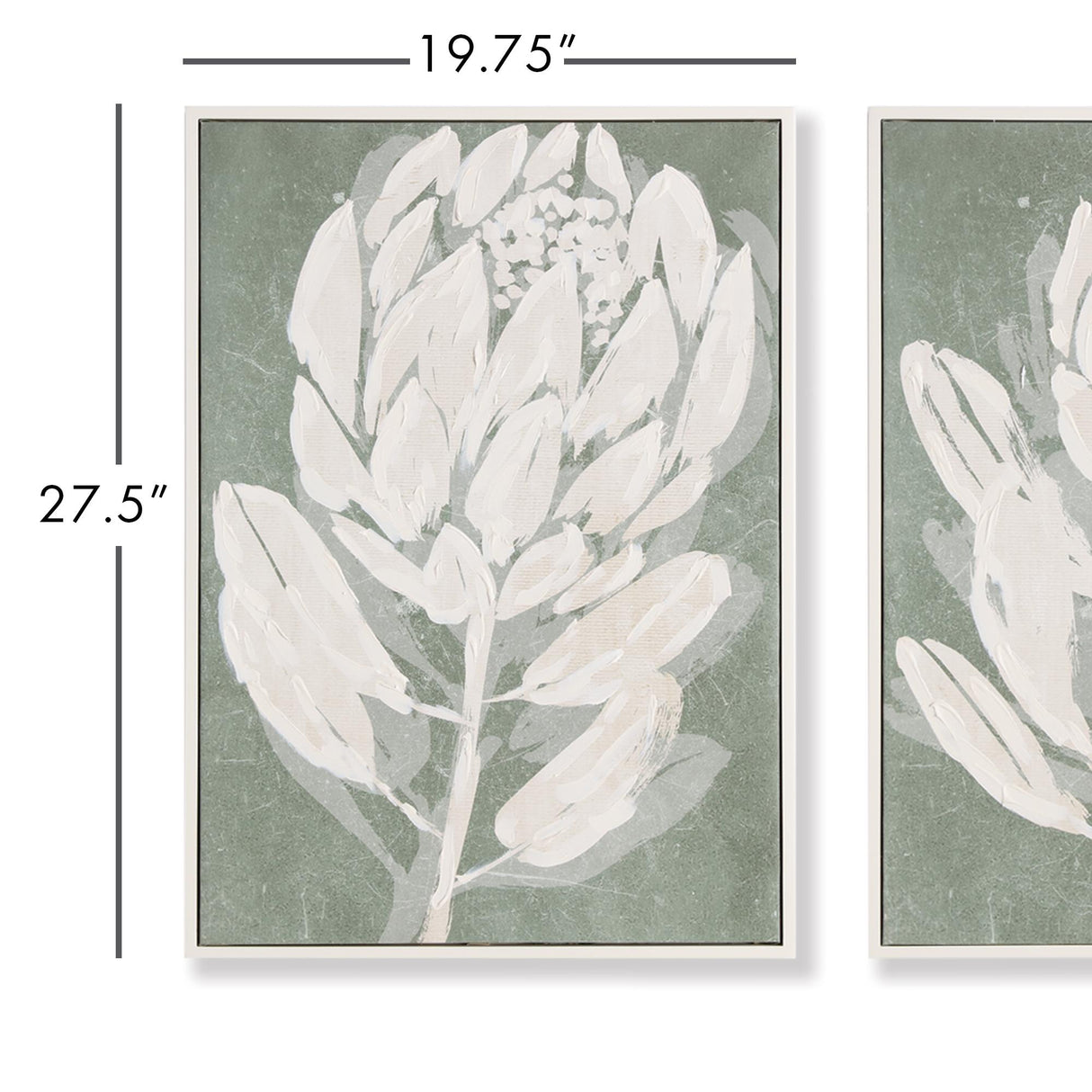 Napa  PROTEA TRIPTYCH HAND-EMBELLISHED GICLEES, SET OF 3