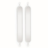 Napa White TALL NARROW MIRRORS, SET OF 2