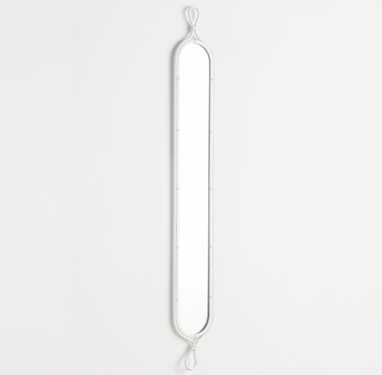 Napa White TALL NARROW MIRRORS, SET OF 2