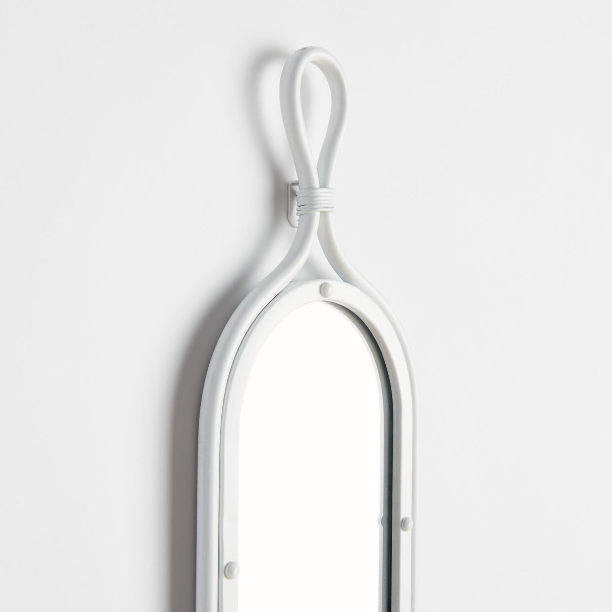 Napa White TALL NARROW MIRRORS, SET OF 2