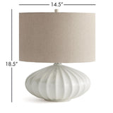 Napa White/Tan Lillet Lamp