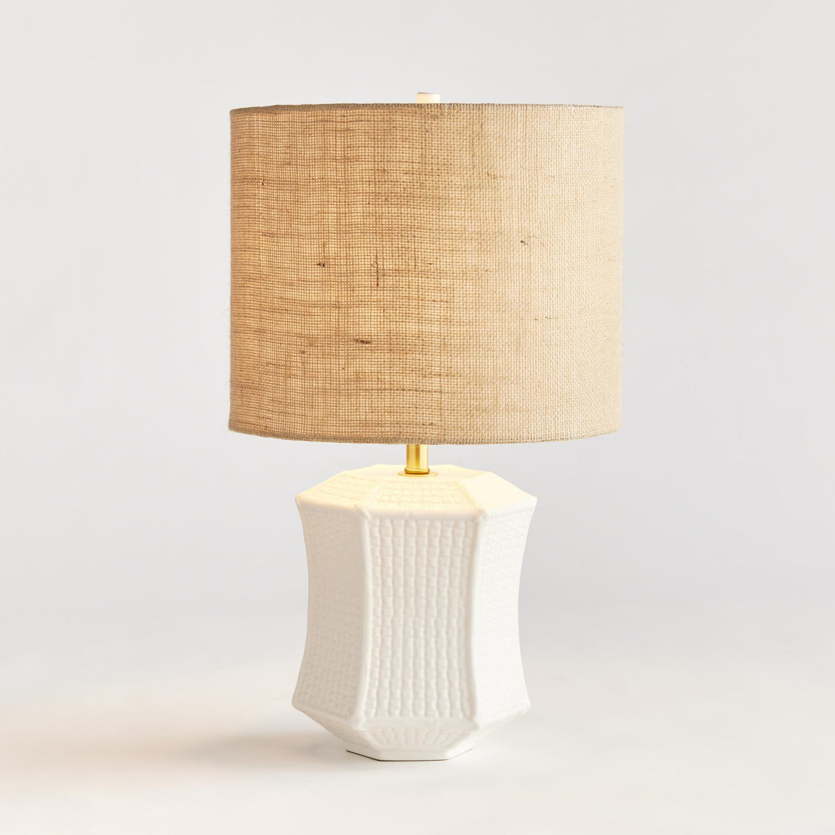 Napa White/Tan Lisha Lamp