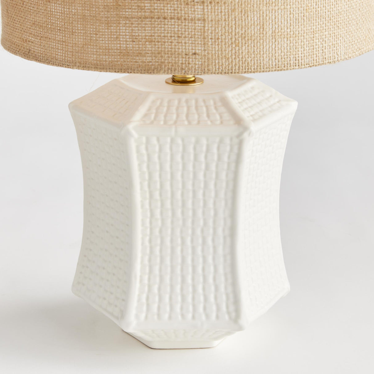Napa White/Tan Lisha Lamp