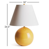 Napa Yellow/White Bellamy Lamp