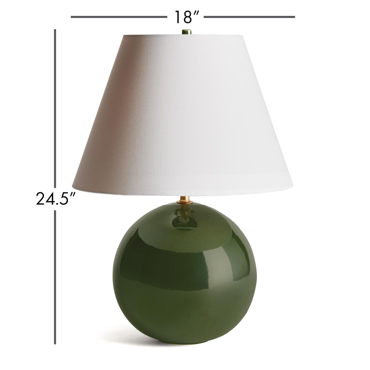 Napa Green/White Bellamy Lamp