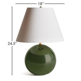 Napa Green/White Bellamy Lamp