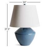Napa Blue/White Clyde Lamp