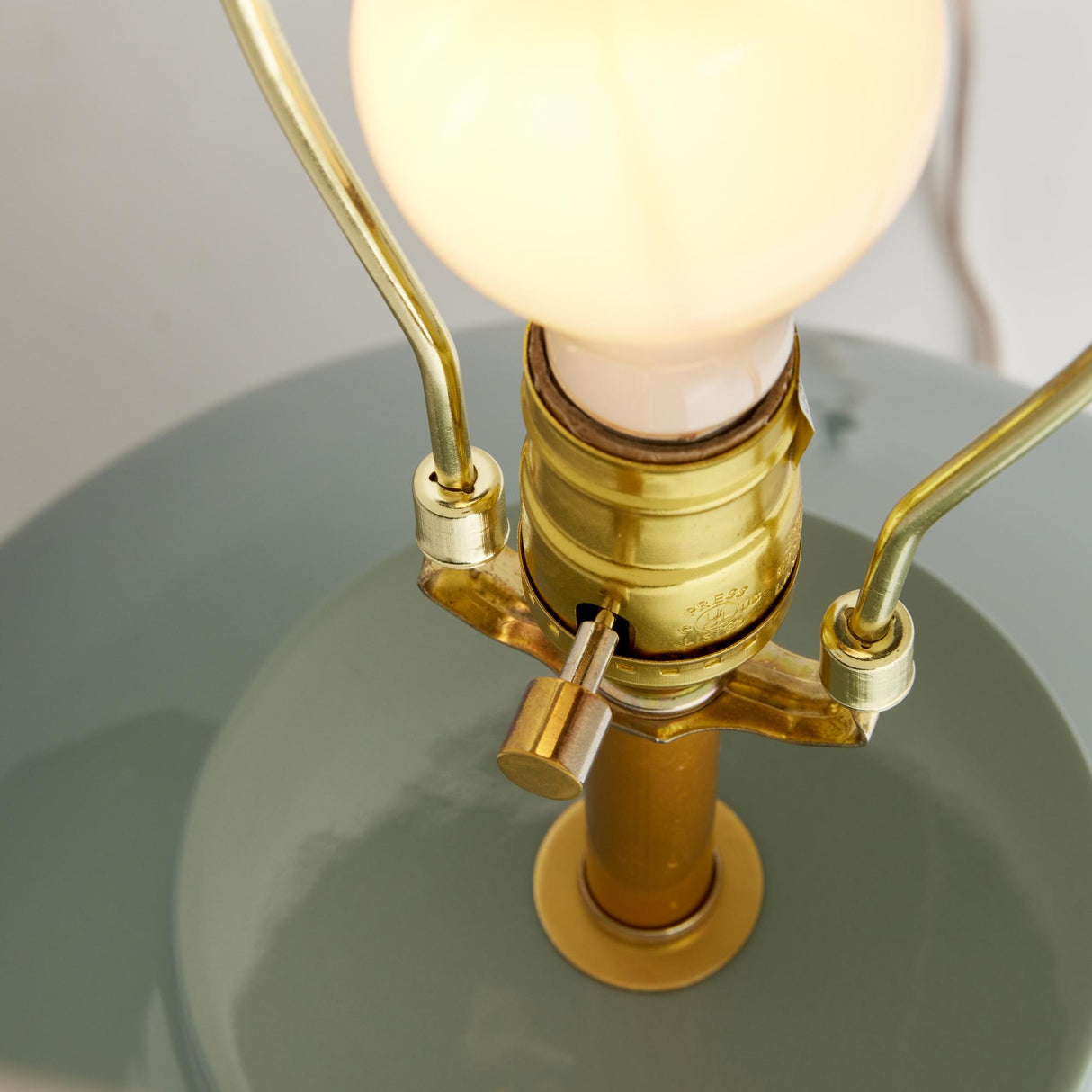 Napa Green/White Clyde Lamp