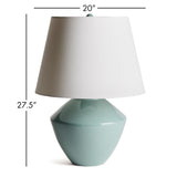 Napa Green/White Clyde Lamp