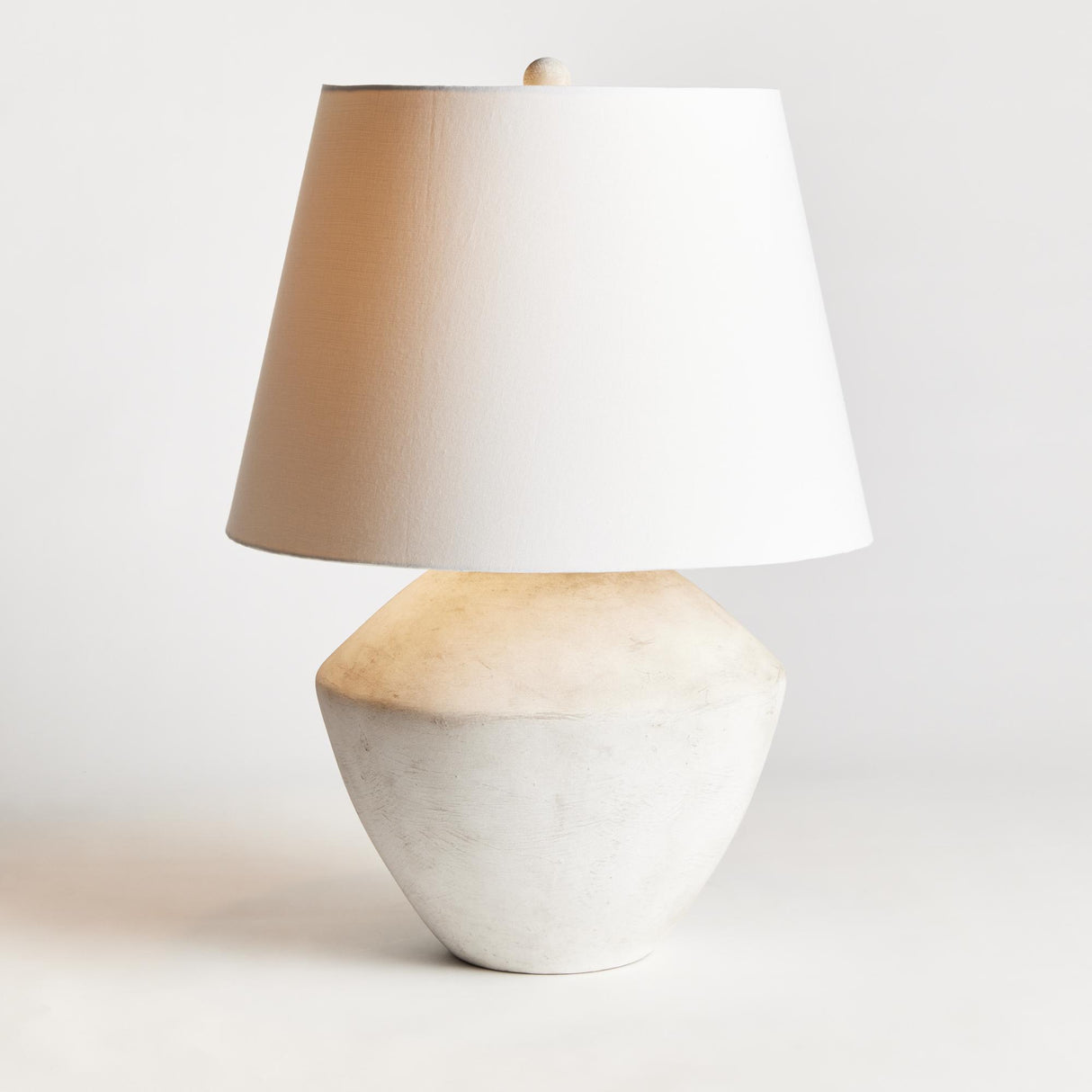 Napa Gray/White Clyde Lamp