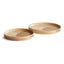 Napa Natural JELANI CANE ROUND TRAYS, SET OF 2