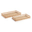 Napa Natural NINETTE RECTANGULAR TRAYS, SET OF 2
