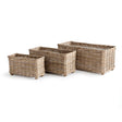 Napa Gray HALEY PLANTERS, SET OF 3