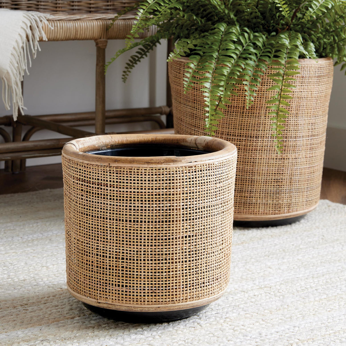 Napa Natural LYLA DRY BASKET PLANTERS, SET OF 2
