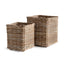 Napa Gray HARRISON PLANTERS, SET OF 2