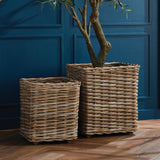 Napa Gray HARRISON PLANTERS, SET OF 2
