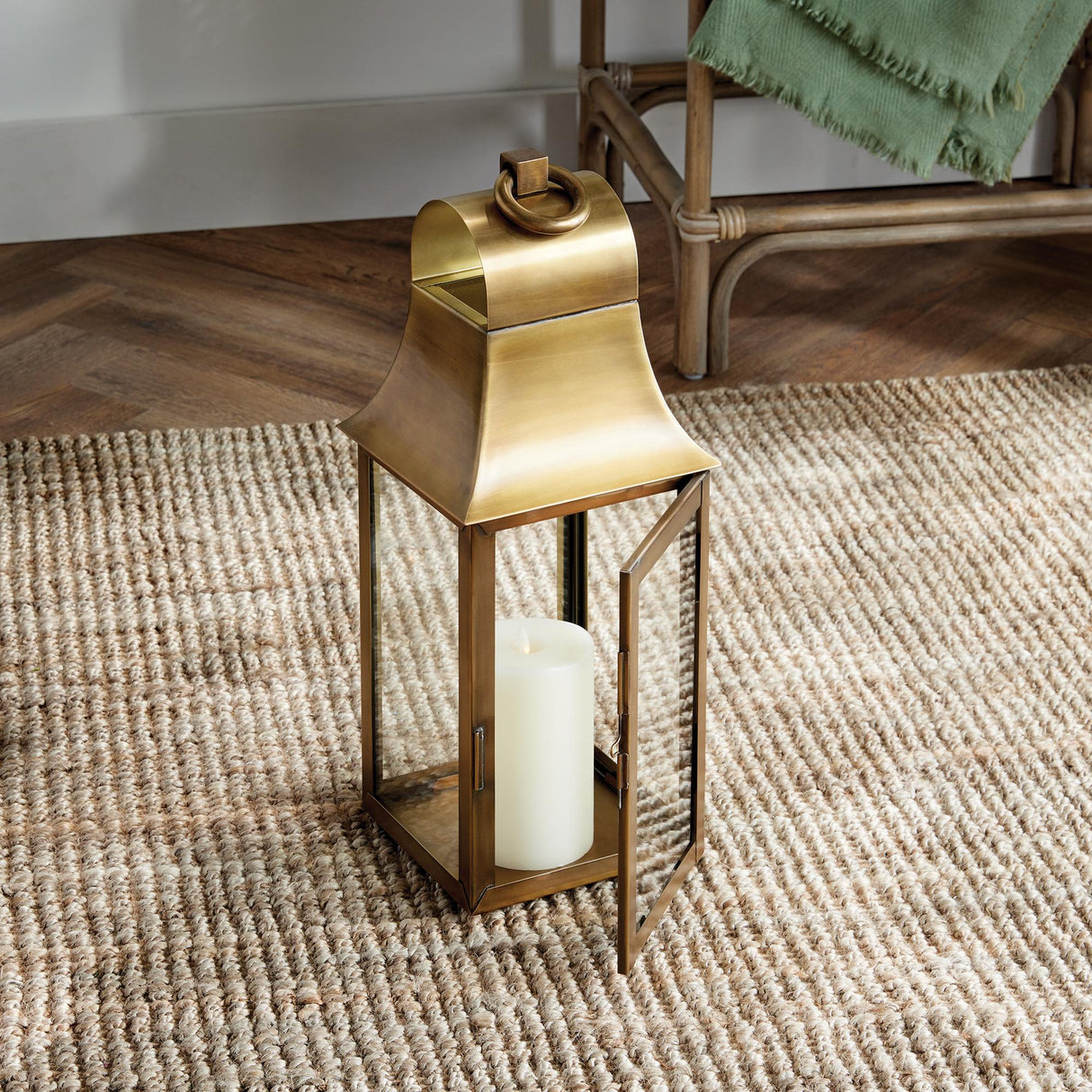 Napa Antique Brass GENEVA LANTERN SMALL