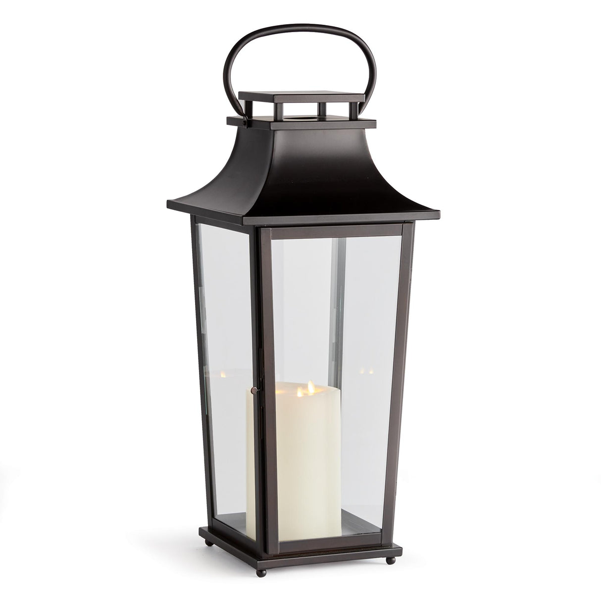 Napa Washed Bronze MAURICE OUTDOOR LANTERN LARGE