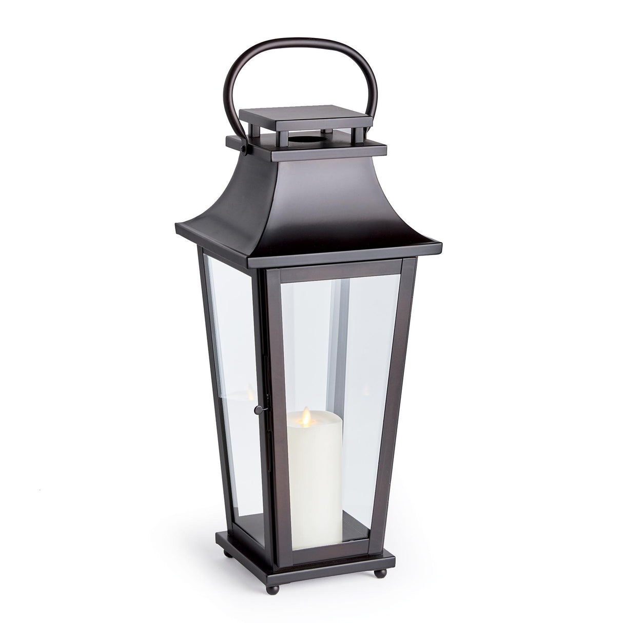 Napa Washed Bronze MAURICE OUTDOOR LANTERN MEDIUM