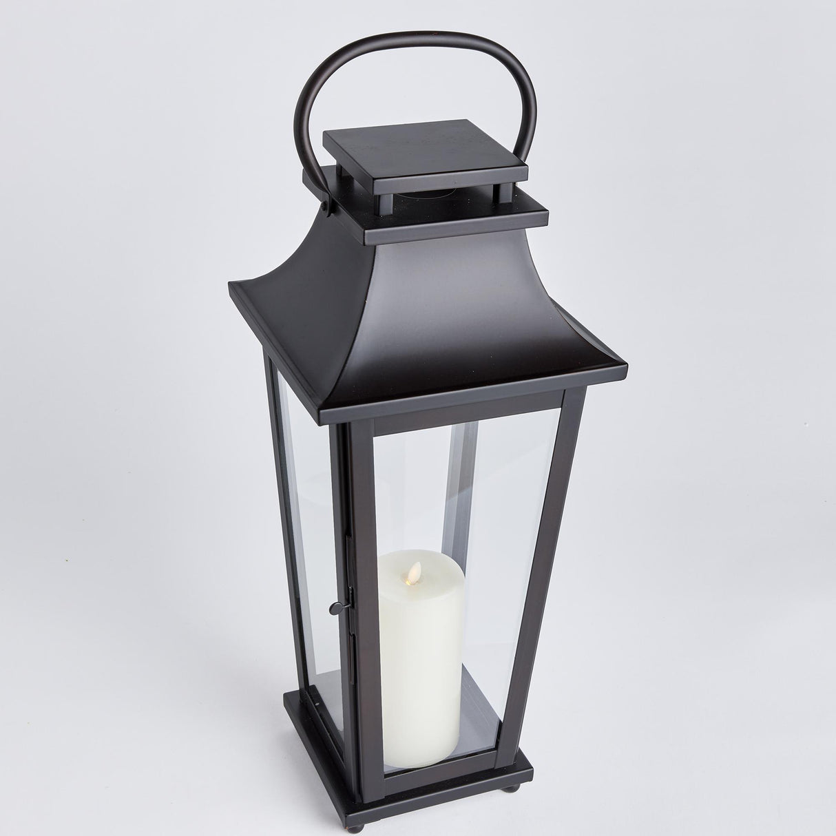 Napa Washed Bronze MAURICE OUTDOOR LANTERN MEDIUM