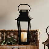 Napa Washed Bronze MAURICE OUTDOOR LANTERN MEDIUM