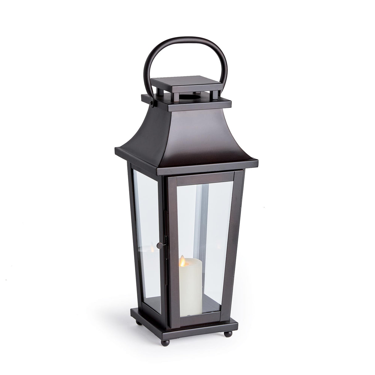 Napa Washed Bronze MAURICE OUTDOOR LANTERN SMALL