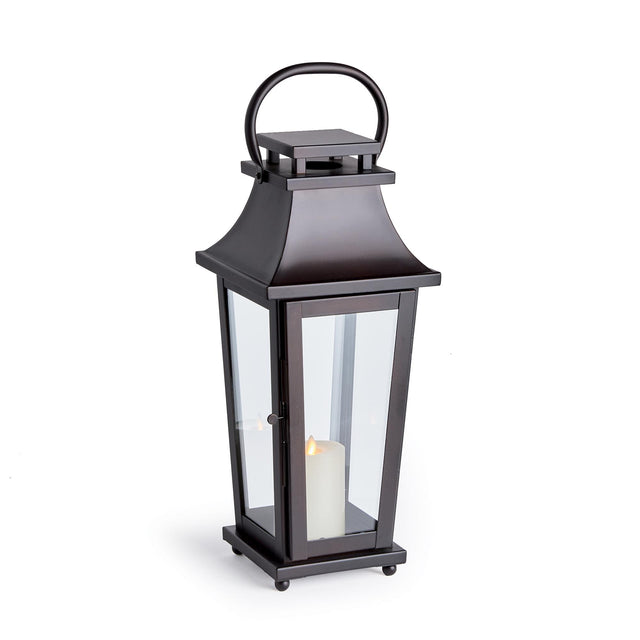 Napa Washed Bronze MAURICE OUTDOOR LANTERN SMALL